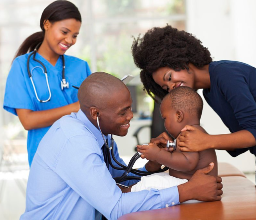 docter with a kid